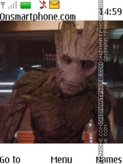 Скриншот темы Guardans of the Galaxy Groot