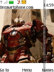 Avengers Hulkbuster tema screenshot