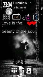 Love is Soul theme screenshot