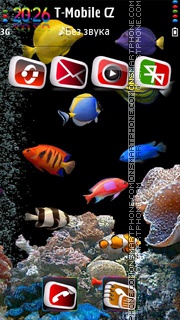 Aquarium HD 02 tema screenshot