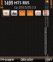 Orange Style es el tema de pantalla