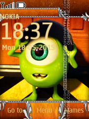 Monsters Inc 01 theme screenshot