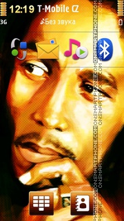 Bob Marley 16 theme screenshot