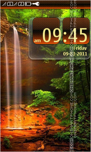 Waterfall 10 tema screenshot