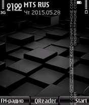 Скриншот темы Black Cube