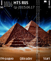 Capture d'écran Pyramids thème