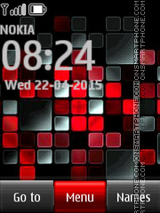 Red Mosaic tema screenshot