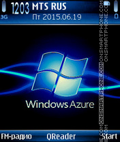 Capture d'écran Azure thème
