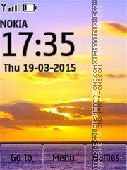 Sunset 31 tema screenshot
