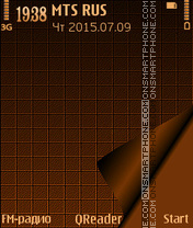 Brown-Page theme screenshot