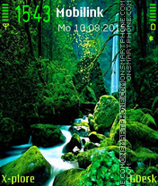 Capture d'écran Waterfall thème