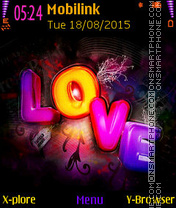 Love es el tema de pantalla