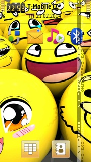 Скриншот темы Smiley 12