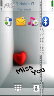 Miss You 13 theme screenshot