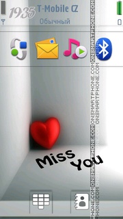 Скриншот темы Miss You 13