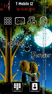 Together Forever 18 es el tema de pantalla