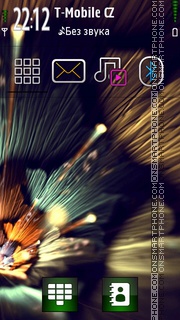 Vivid Flowers tema screenshot