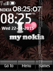 I Love Nokia 01 tema screenshot