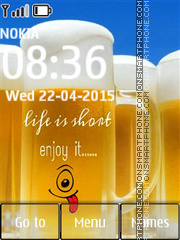 Life is Short 01 es el tema de pantalla