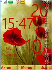 Poppies tema screenshot