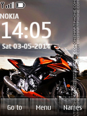 Sport Bike 03 es el tema de pantalla