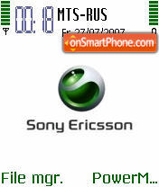 Sony Ericsson Theme-Screenshot