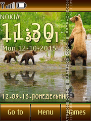 Скриншот темы Bears 04