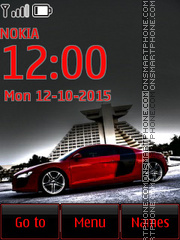 Audi R8 37 theme screenshot