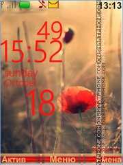 Poppies tema screenshot