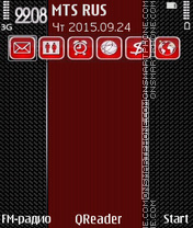 Elegant-Red tema screenshot