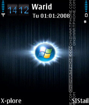 Capture d'écran Window blue2 thème