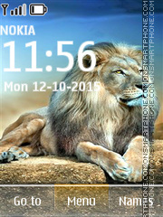 Lion 01 tema screenshot