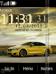 Capture d'écran BMW M4 thème