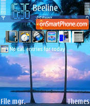 Tropical Magik tema screenshot