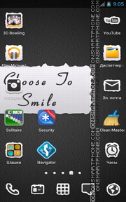 Smile Quote es el tema de pantalla