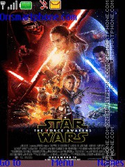 Star Wars The Force Awakens es el tema de pantalla