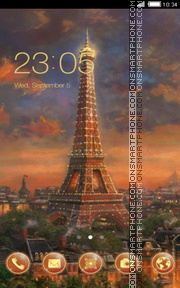 Paris tema screenshot