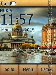 Capture d'écran Rainy Saint Petersburg thème