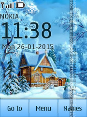 Winter house 02 es el tema de pantalla