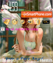 N73 Dreaming Angel tema screenshot