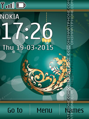 Green ball 01 tema screenshot