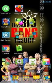 Скриншот темы Big Bang Theory