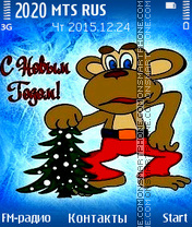 Скриншот темы Monkey Year