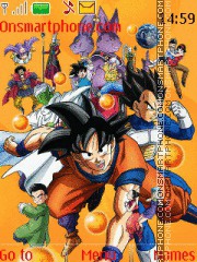 Скриншот темы Dragon Ball Super