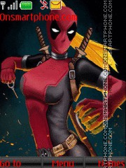 Lady Deadpool tema screenshot