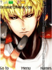 Capture d'écran One Punch Man Genos thème