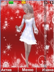 Snow Maiden tema screenshot