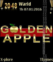 Capture d'écran Golden apple2 thème