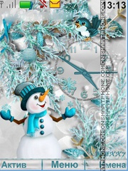 Скриншот темы The Snowman