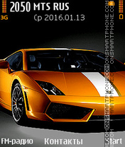 Capture d'écran Lamborghini thème